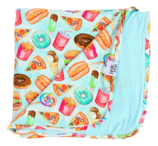 Baby toddler double side convertible blanket